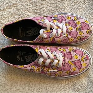 RARE AUTHENTIC NINTENDO PRINCESS PEACH VANS NWOT
